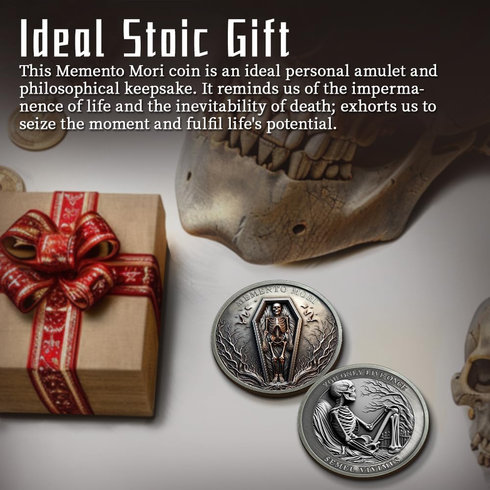 Stoic Reminder Memento Mori Coins mysite