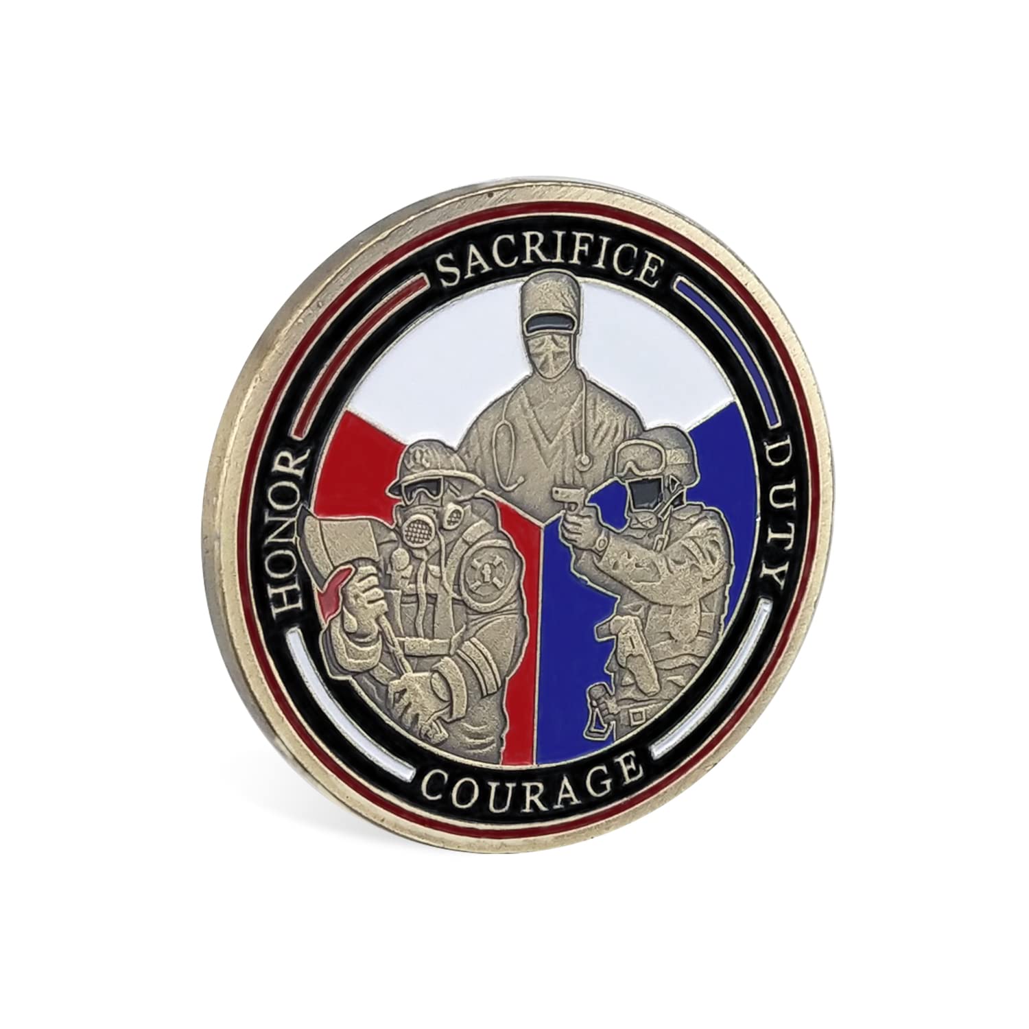 First Responders Challenge Coin Thank You Gifts Support Police Firefighter EMS Heroes mysite