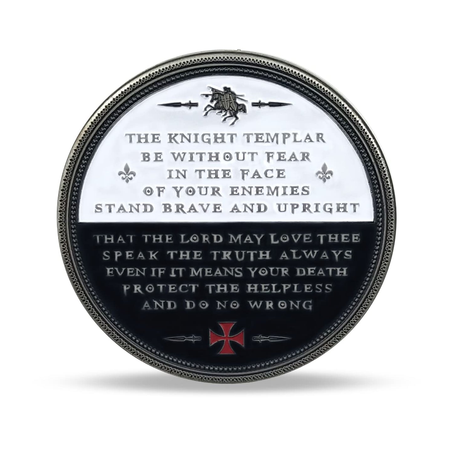 Knight Templar Call On Me Brother Religious Red Cross Challenge Coin mysite