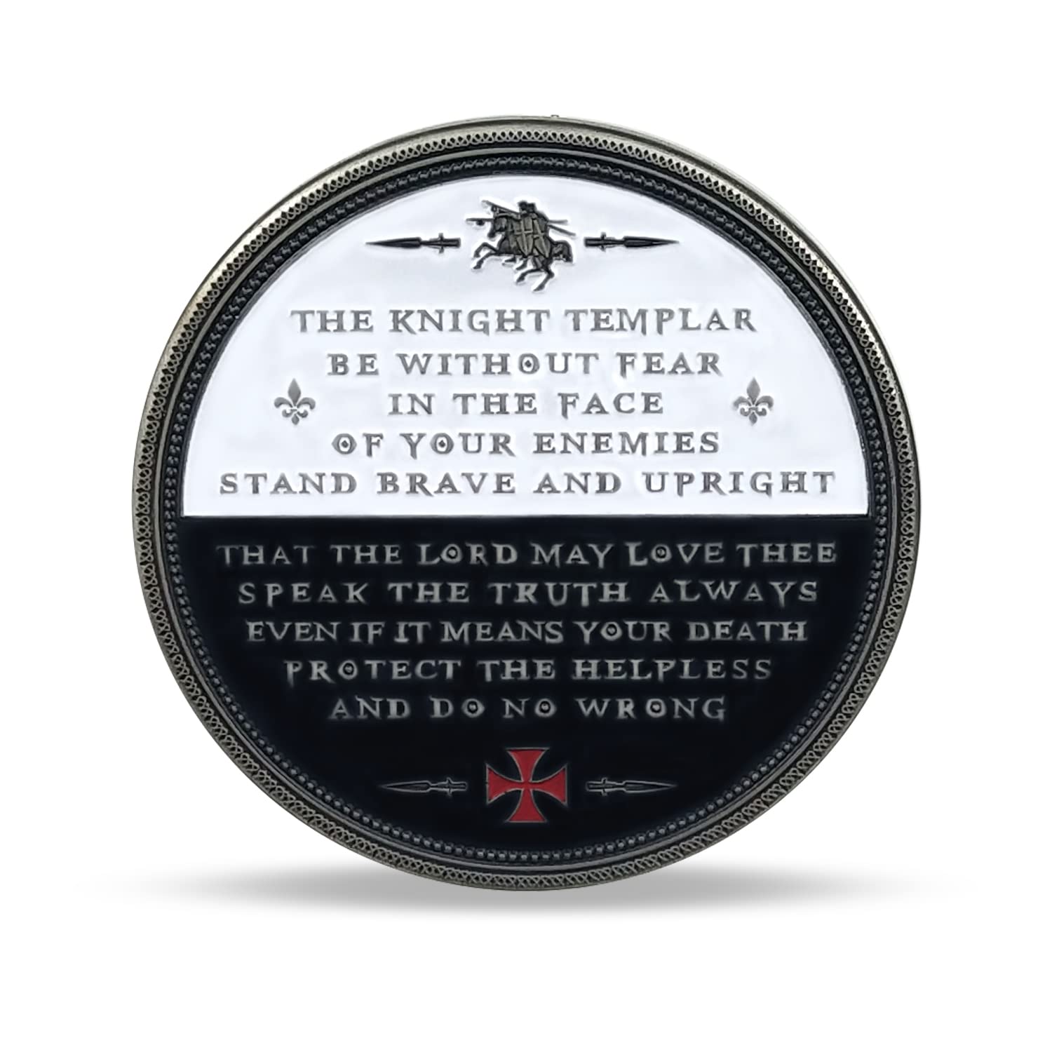 Knight Templar Call On Me Brother Religious Red Cross Challenge Coin mysite