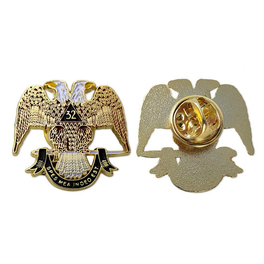 Scottish Rite 32nd Degree Masonic Lapel Pin Badge mysite