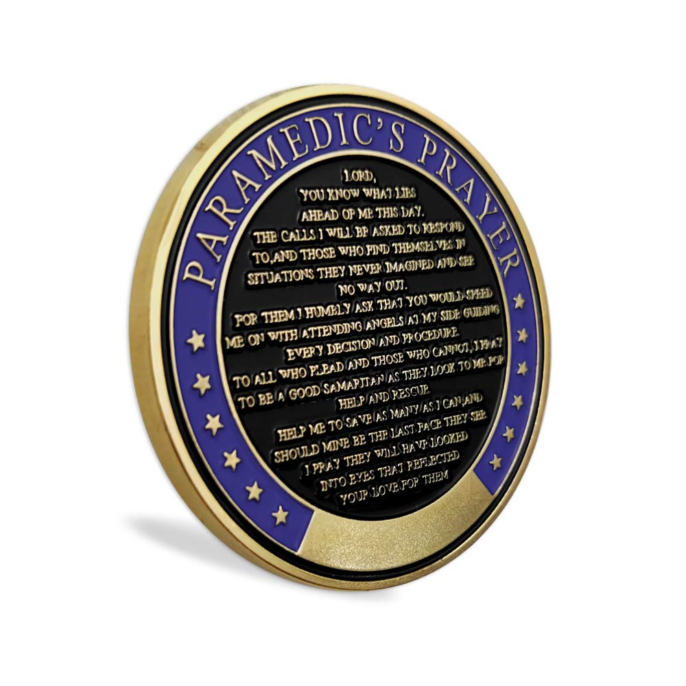 Paramedic's Prayer EMT EMS Challenge Coins mysite