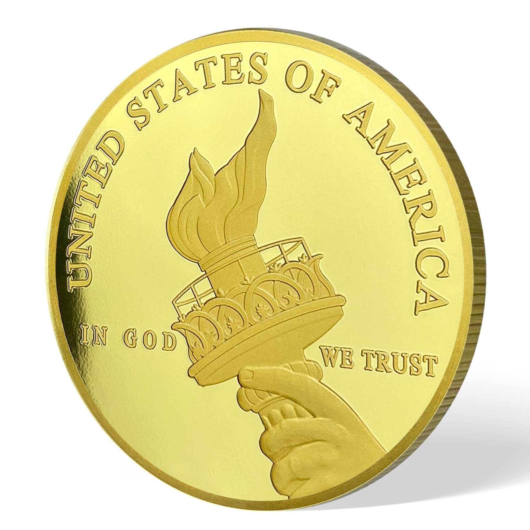 Trump 2024 Take America Back Challenge Coin 3D Gold Finish Collectible Gift Coin mysite