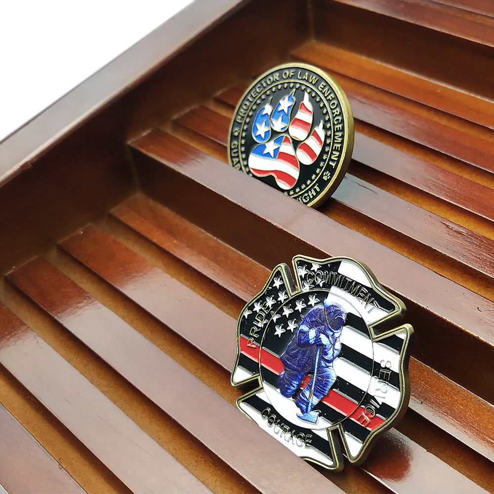 Single/ Double/ Triple Cherry Tiers Challenge Coin Display mysite