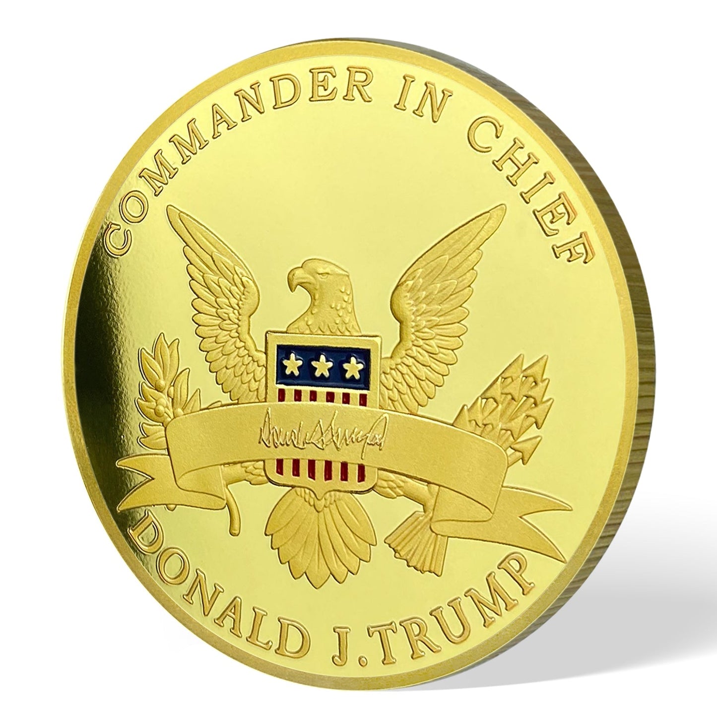 Trump 2024 Save America Again Challenge Coin 3D Gold Finish Collectible Gift Coin mysite