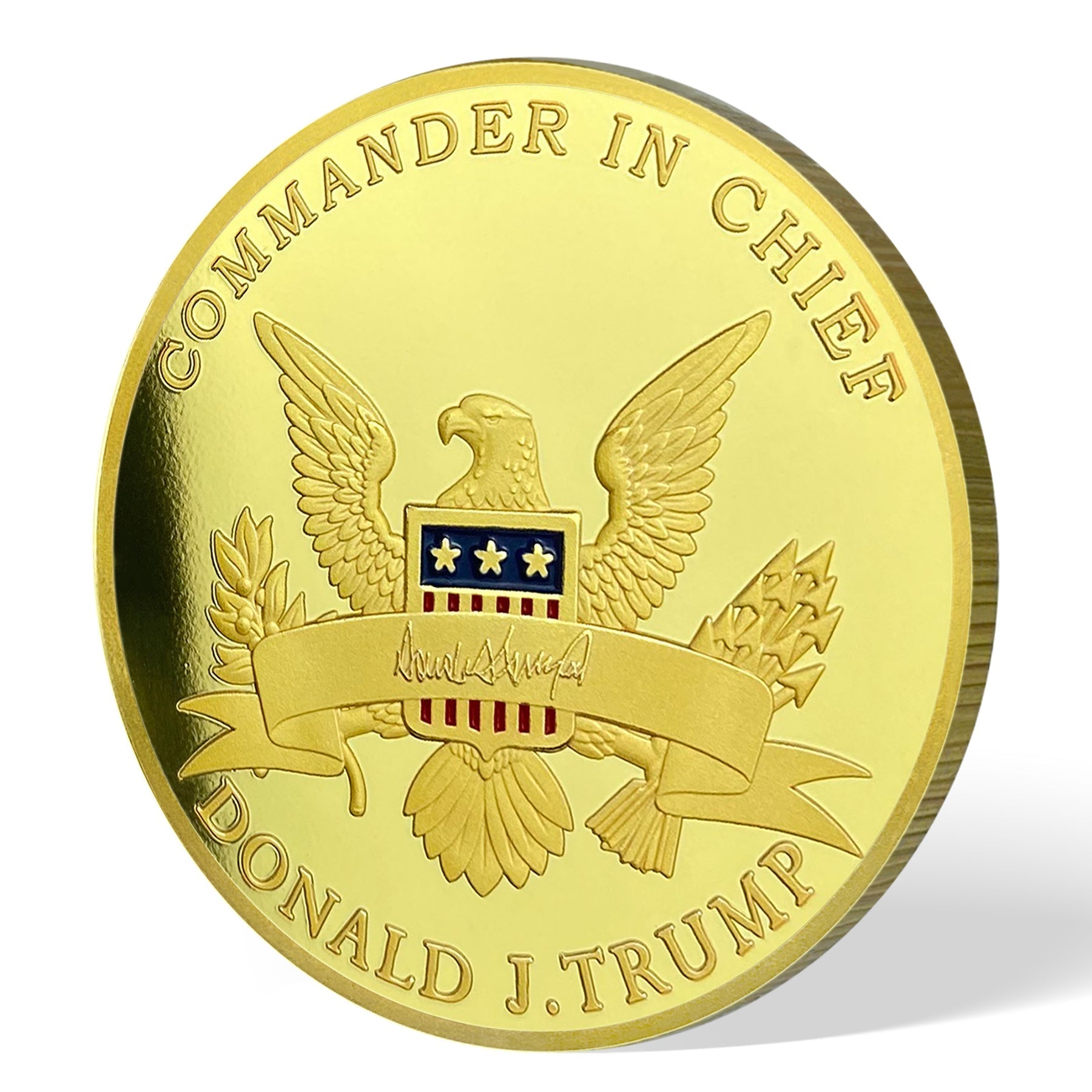 Trump 2024 Save America Again Challenge Coin 3D Gold Finish Collectible Gift Coin mysite
