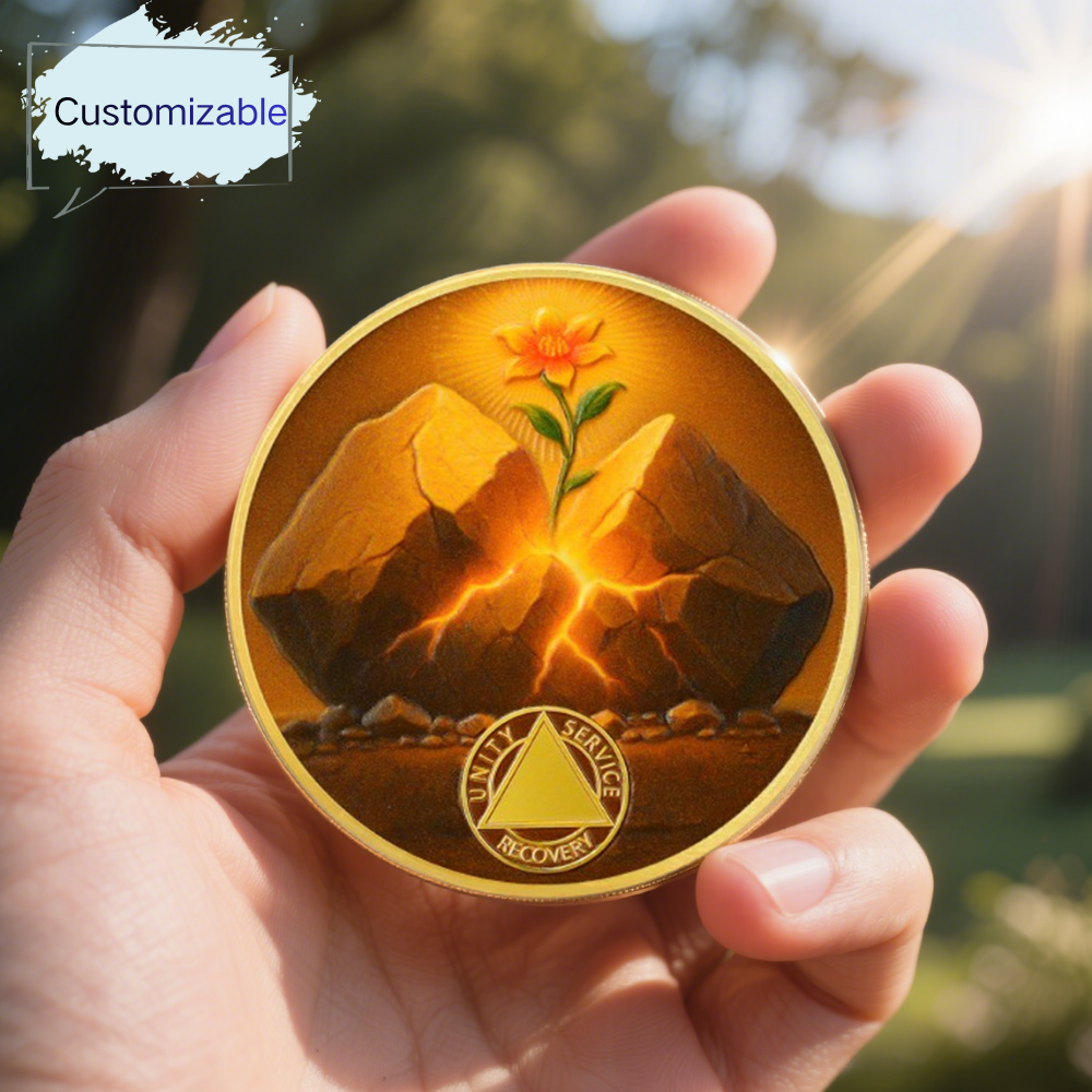 Personalized Hope in The Crack Sobriety Coin mysite