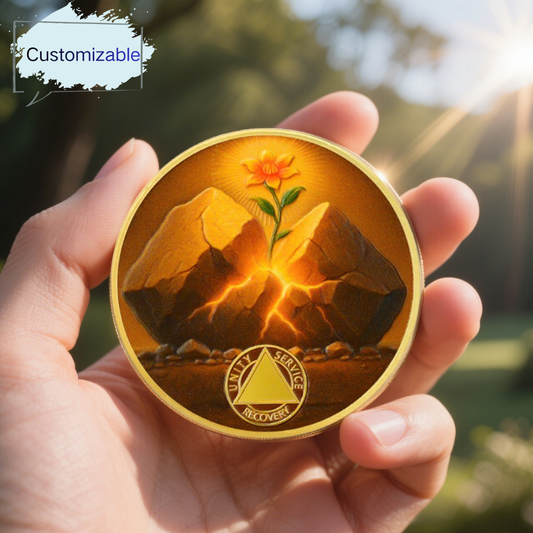 Personalized Hope in The Crack Sobriety Coin mysite
