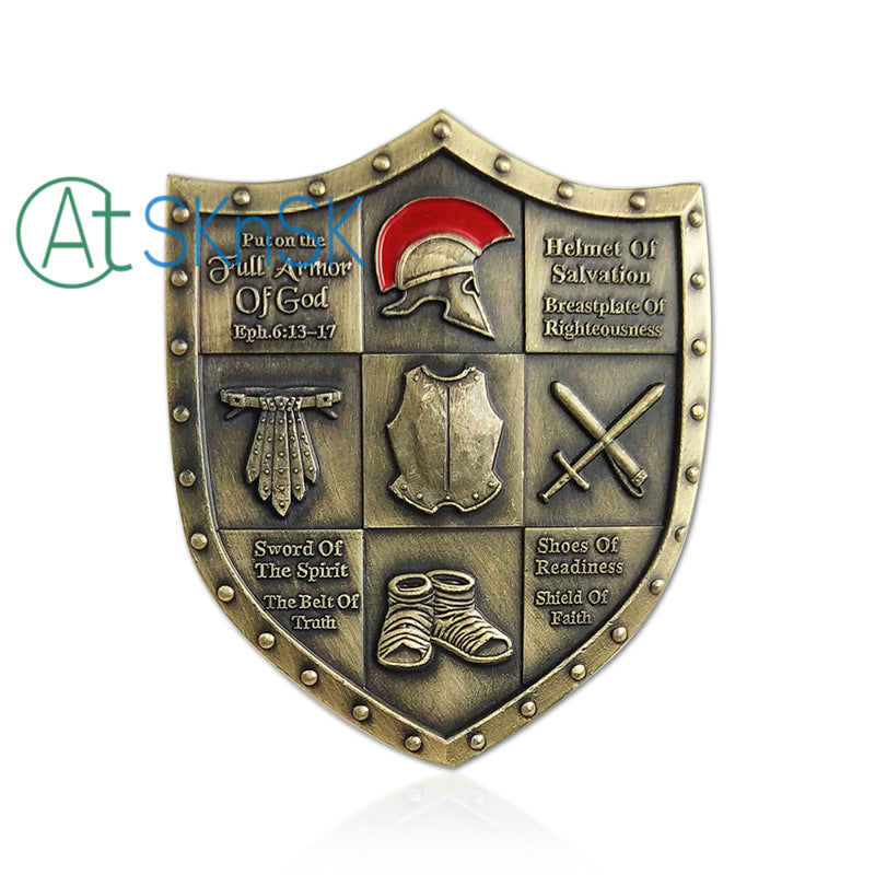 Put on the Full Armor of God Eph. 6:13-17 Challenge Coin mysite