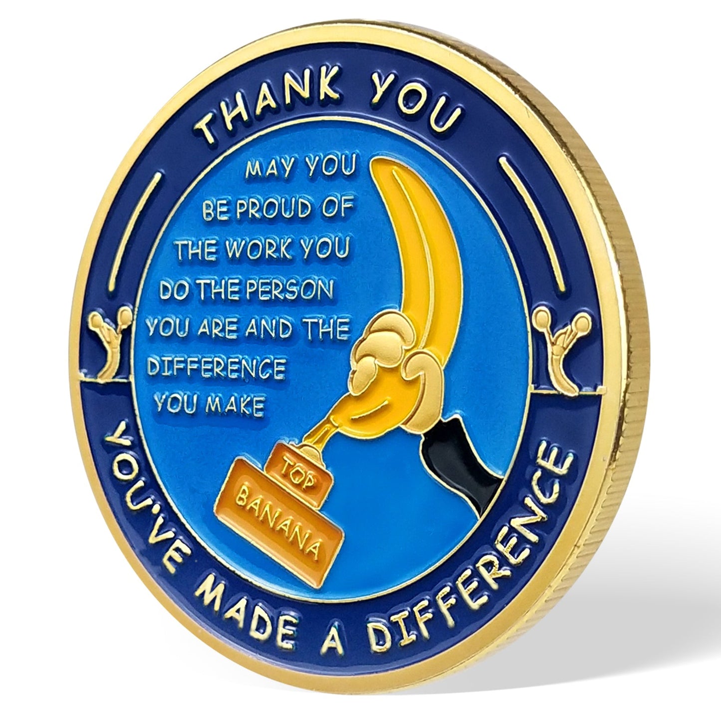 Encouragement Challenge Coin-Employee Appreciation Gifts Inspirational Thank You Coin for Students and Cowokers-Light Bulb mysite