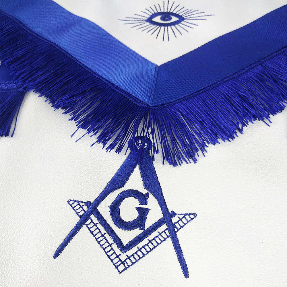 Masonic Blue Lodge Master Mason Apron w/ Fringe mysite