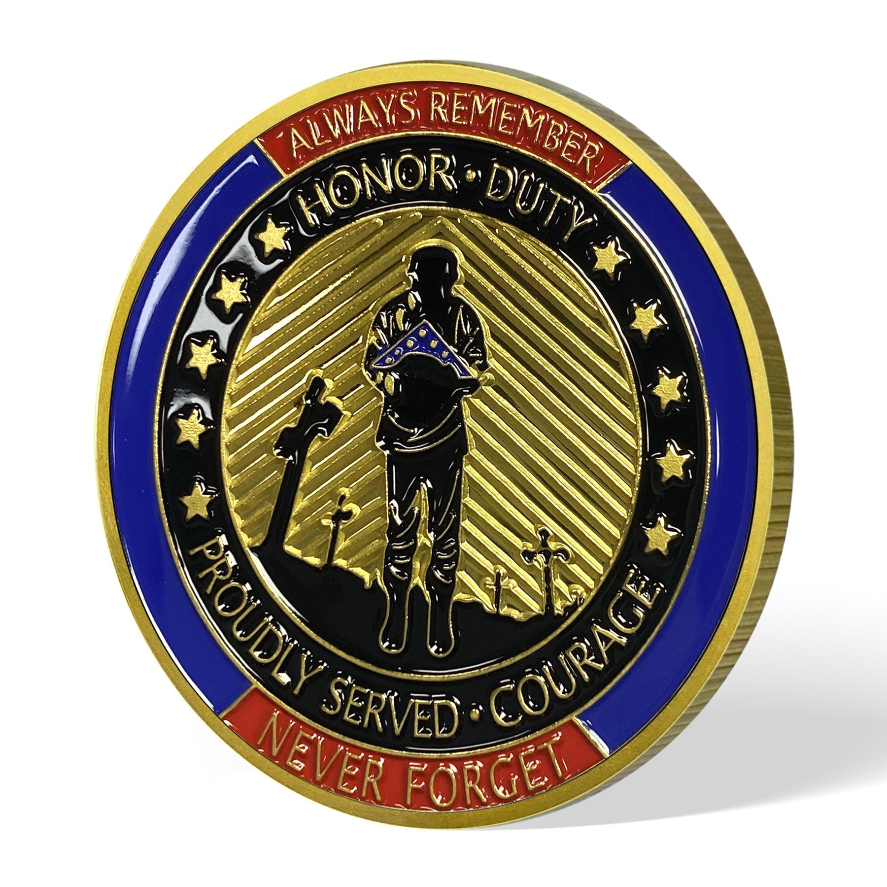 Never Forget Veterans Challenge Coin mysite