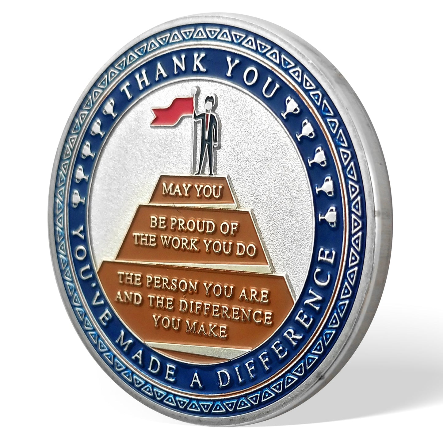 Encouragement Challenge Coin-employee Appreciation Gifts Inspirational Thank You Coin for Students and Cowokers-give You a Thumbs Up mysite