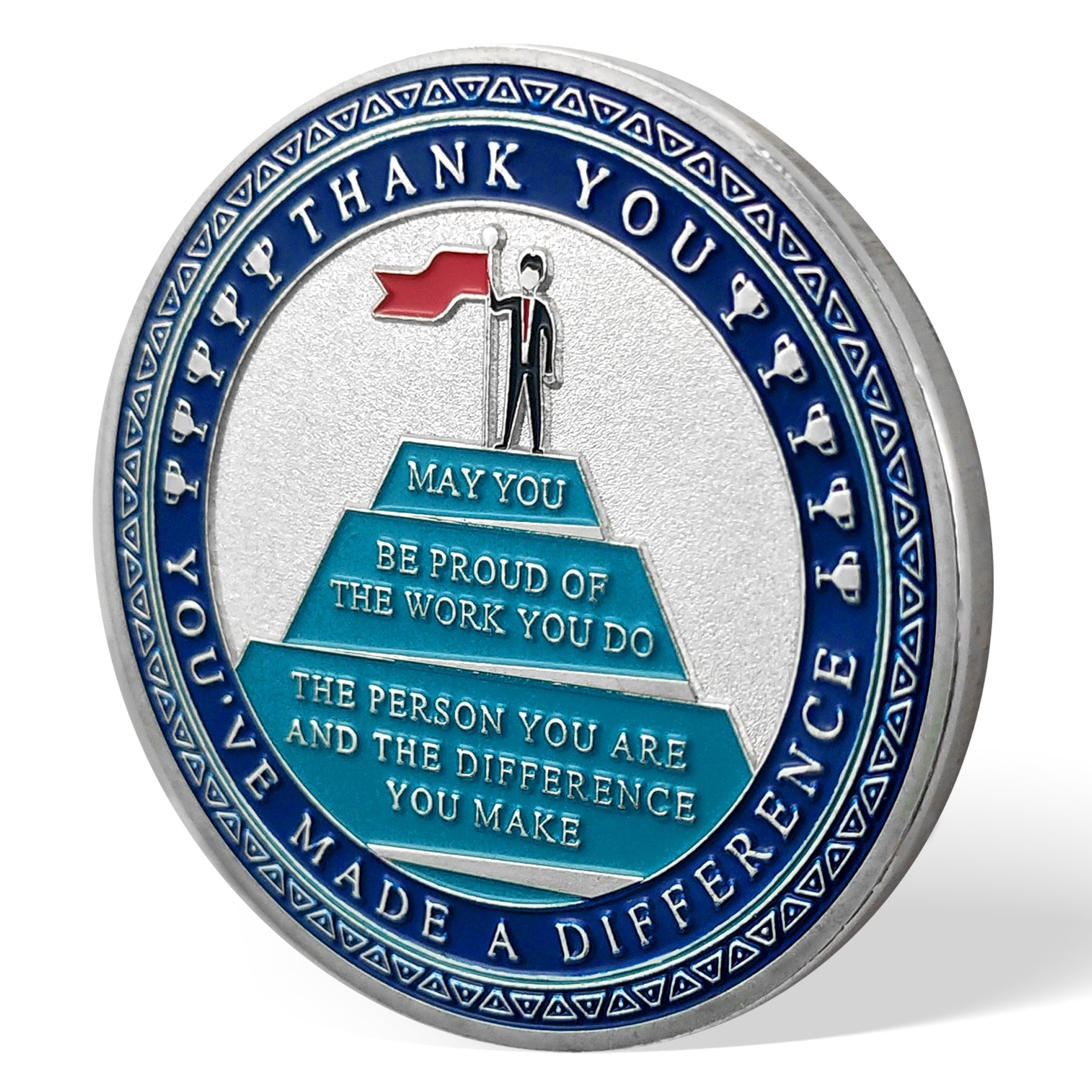 Encouragement Challenge Coin-Employee Appreciation Gifts Inspirational Thank You Coin for Students and Cowokers-Team Superman mysite