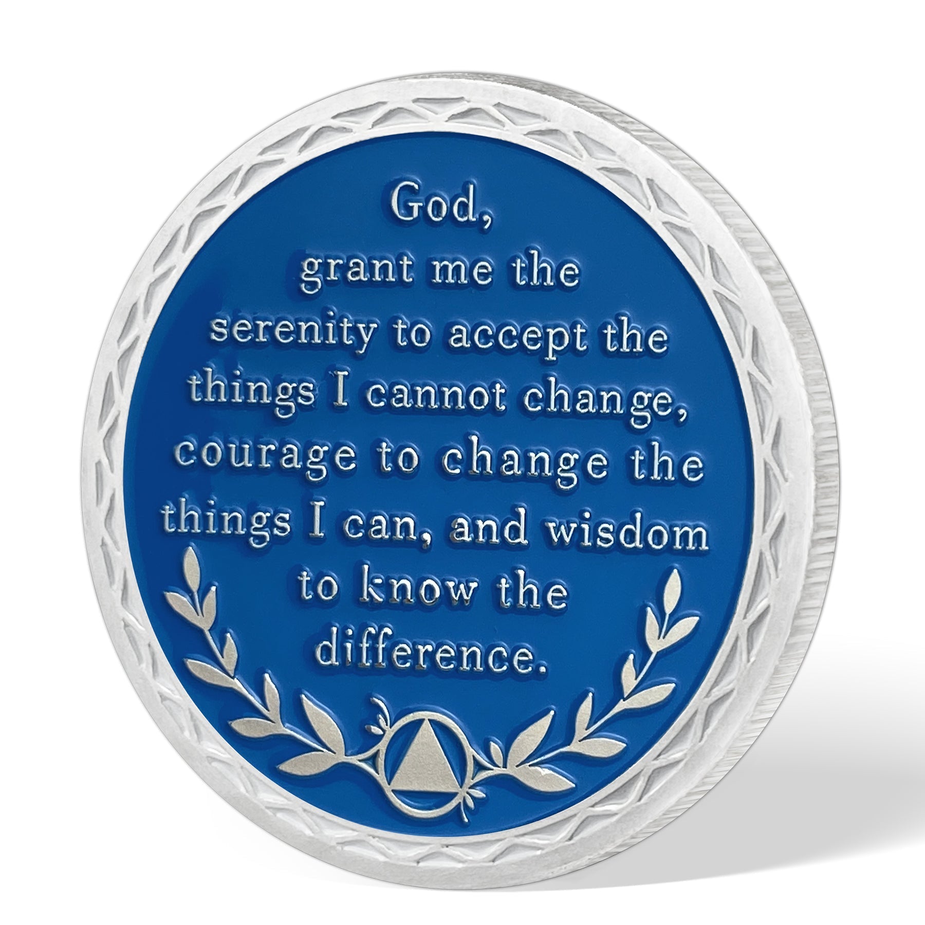 Personalized Butterfly Tree Recovery Sobriety Coin 3D Sliver AA Medallion Chip mysite