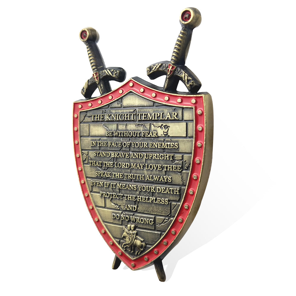 Knights Templar Double Sword Challenge Coin mysite