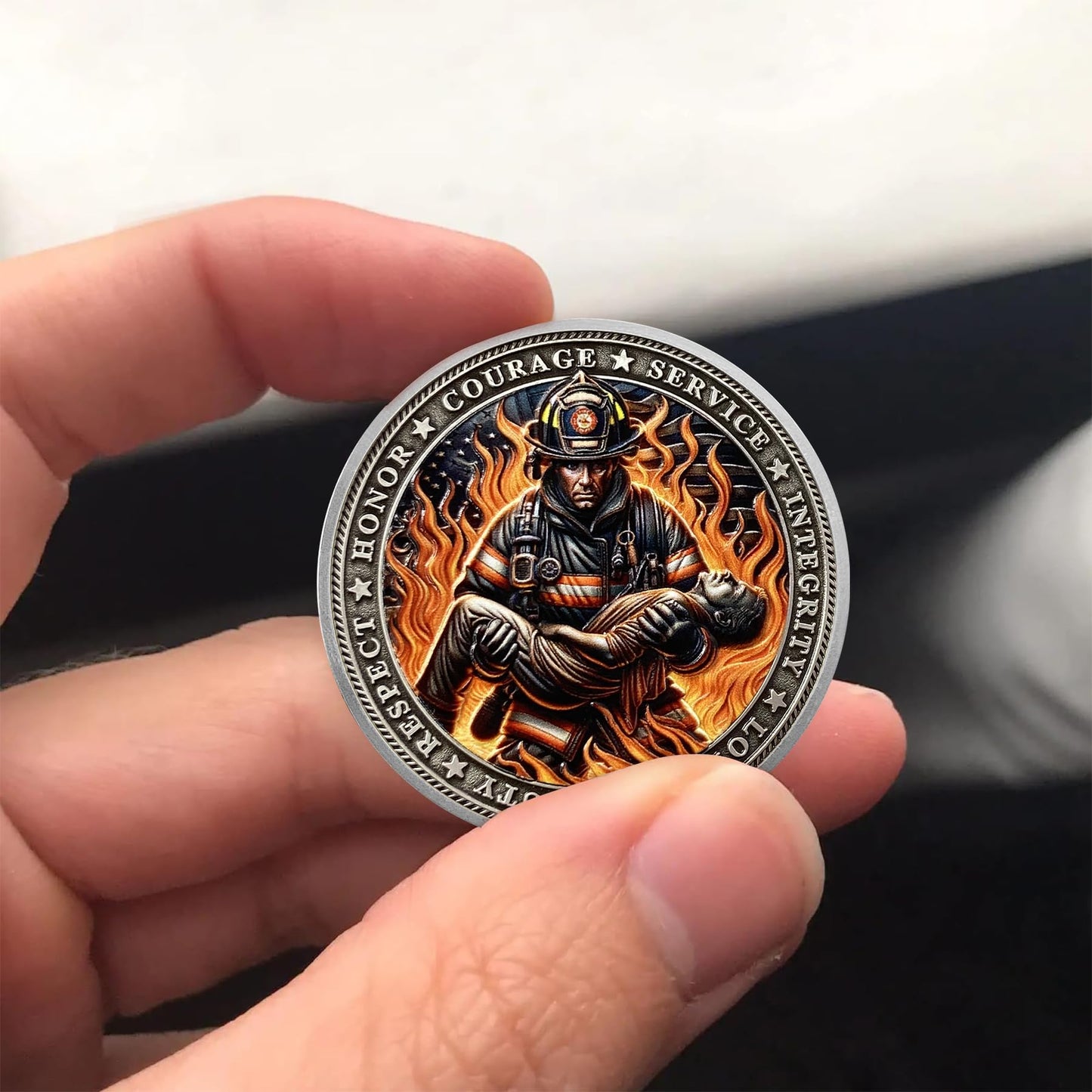 Firefighter Rescue Challenge Coin mysite