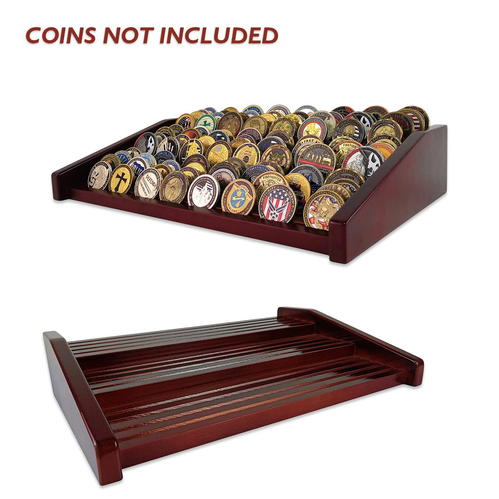 12 Rows Military Challenge Coin Holder Display Case Holds 90-100 Coins mysite