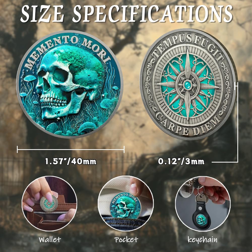 Memento Mori Coin Skull Challenge Coin mysite