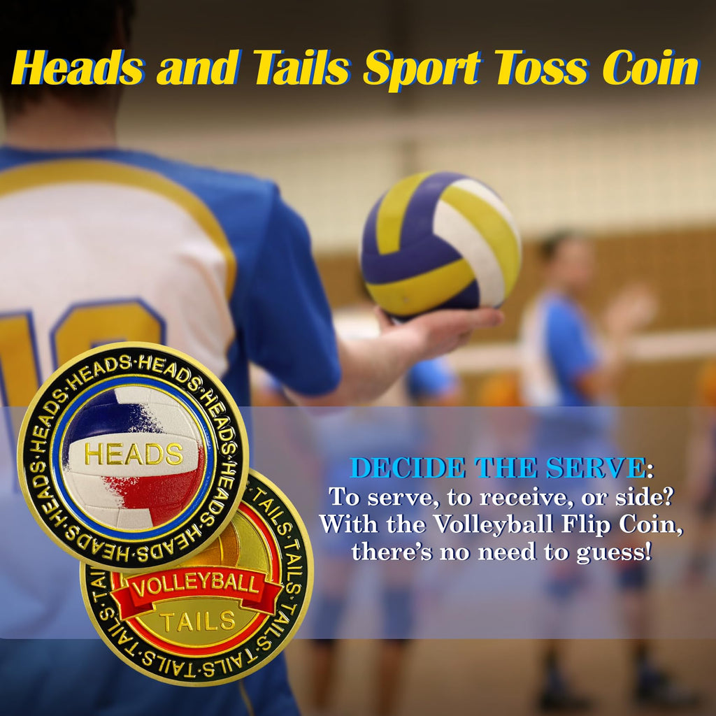Heads and Tails Volleyball Flip Coin mysite