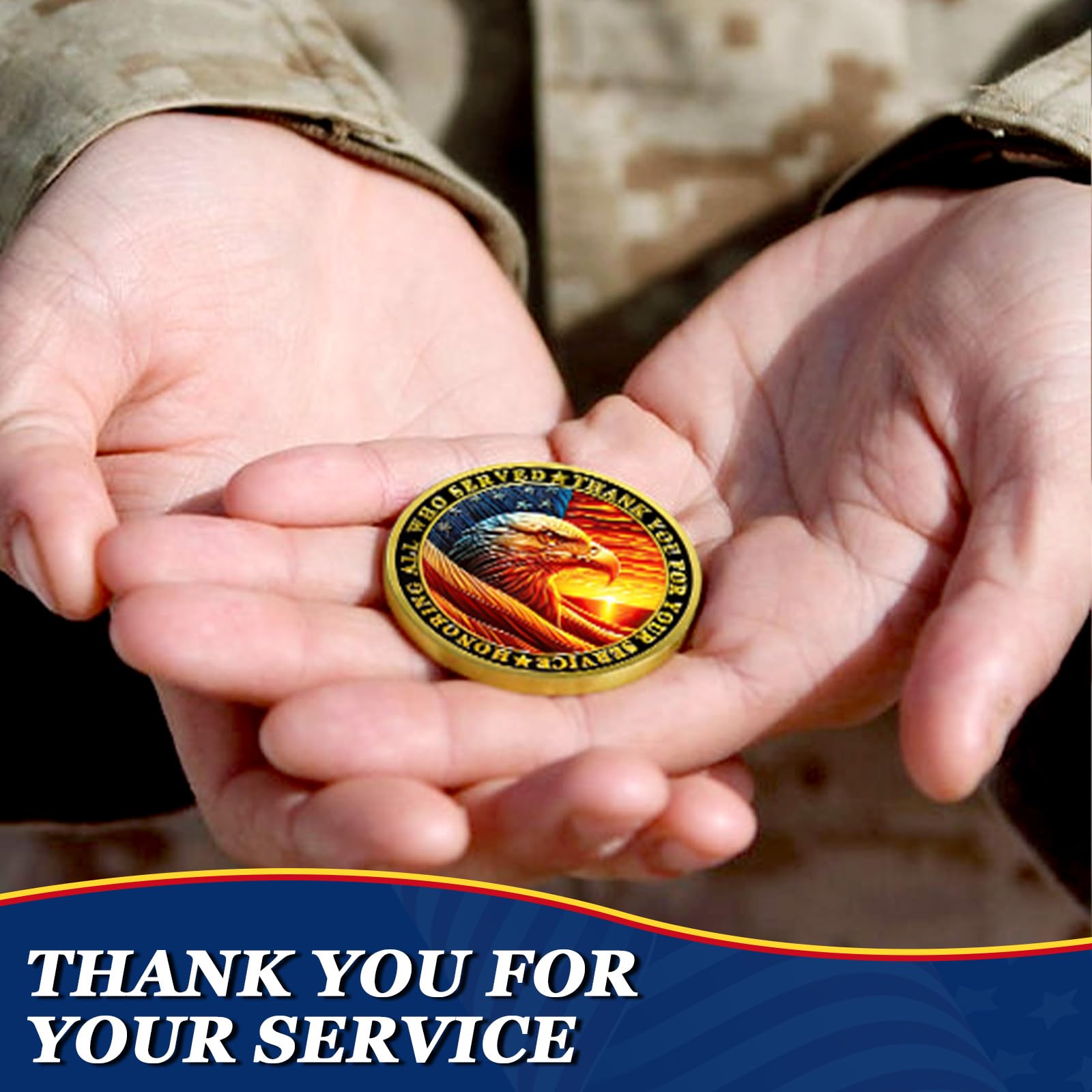 Honoring All Who Served Thank You for Your Service Military Veterans Challenge Coins mysite