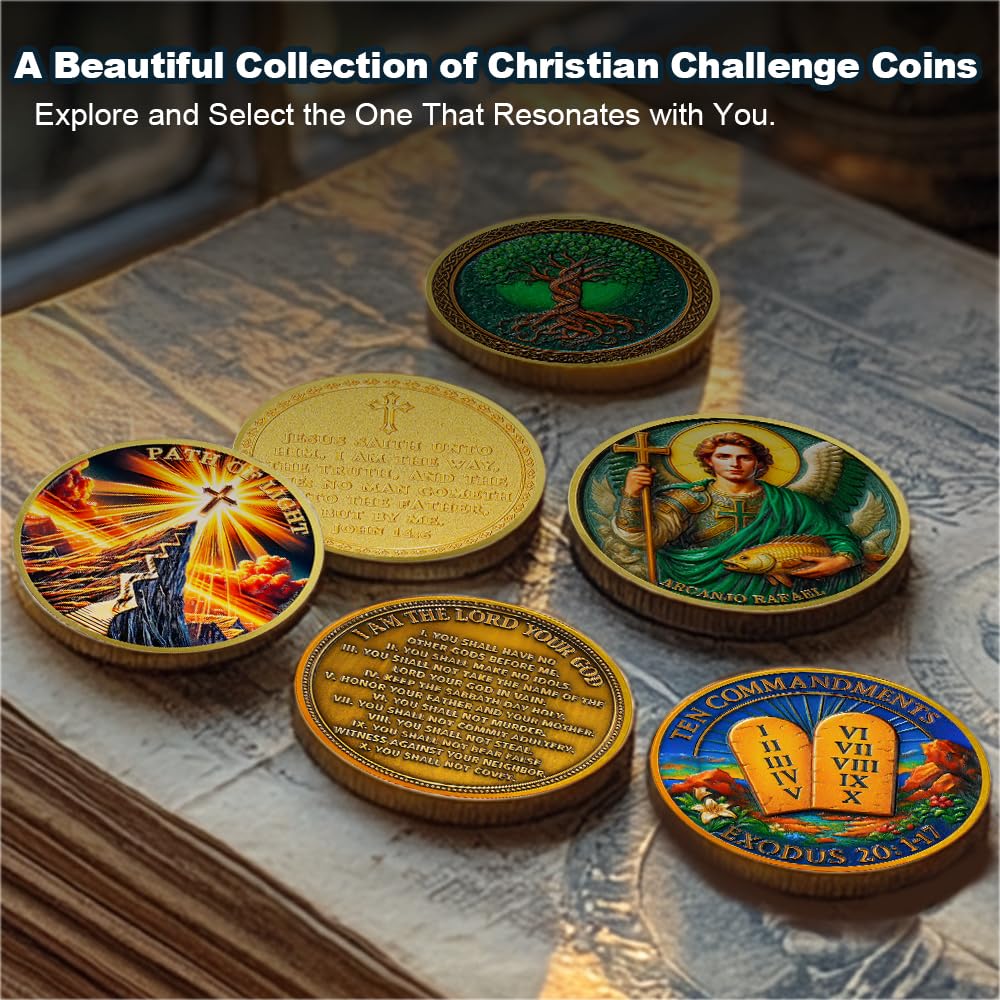 I Am The Lord Your God Ten Commandments Christian Challenge Coin mysite