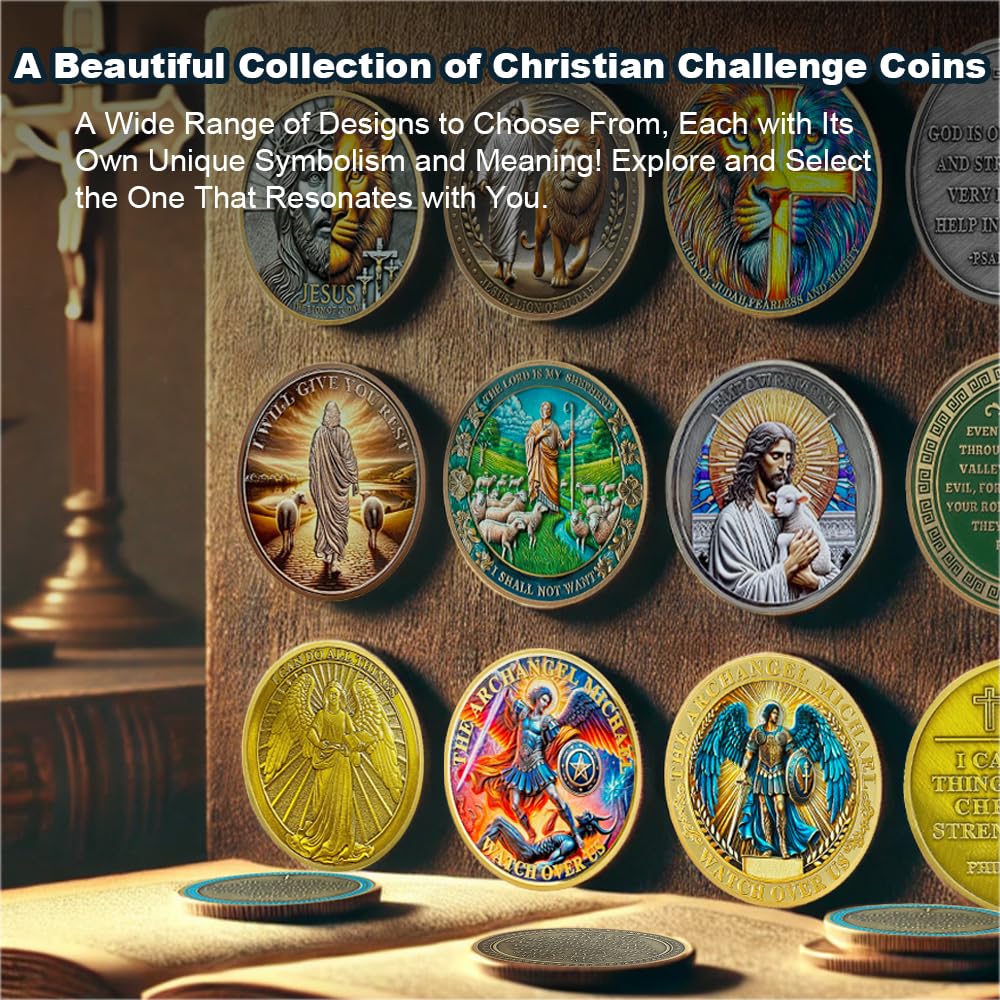 Archangel Michael Christian Challenge Coin mysite
