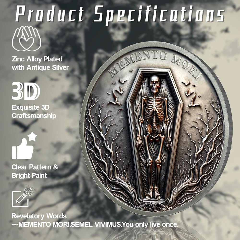 Stoic Reminder Memento Mori Coins mysite