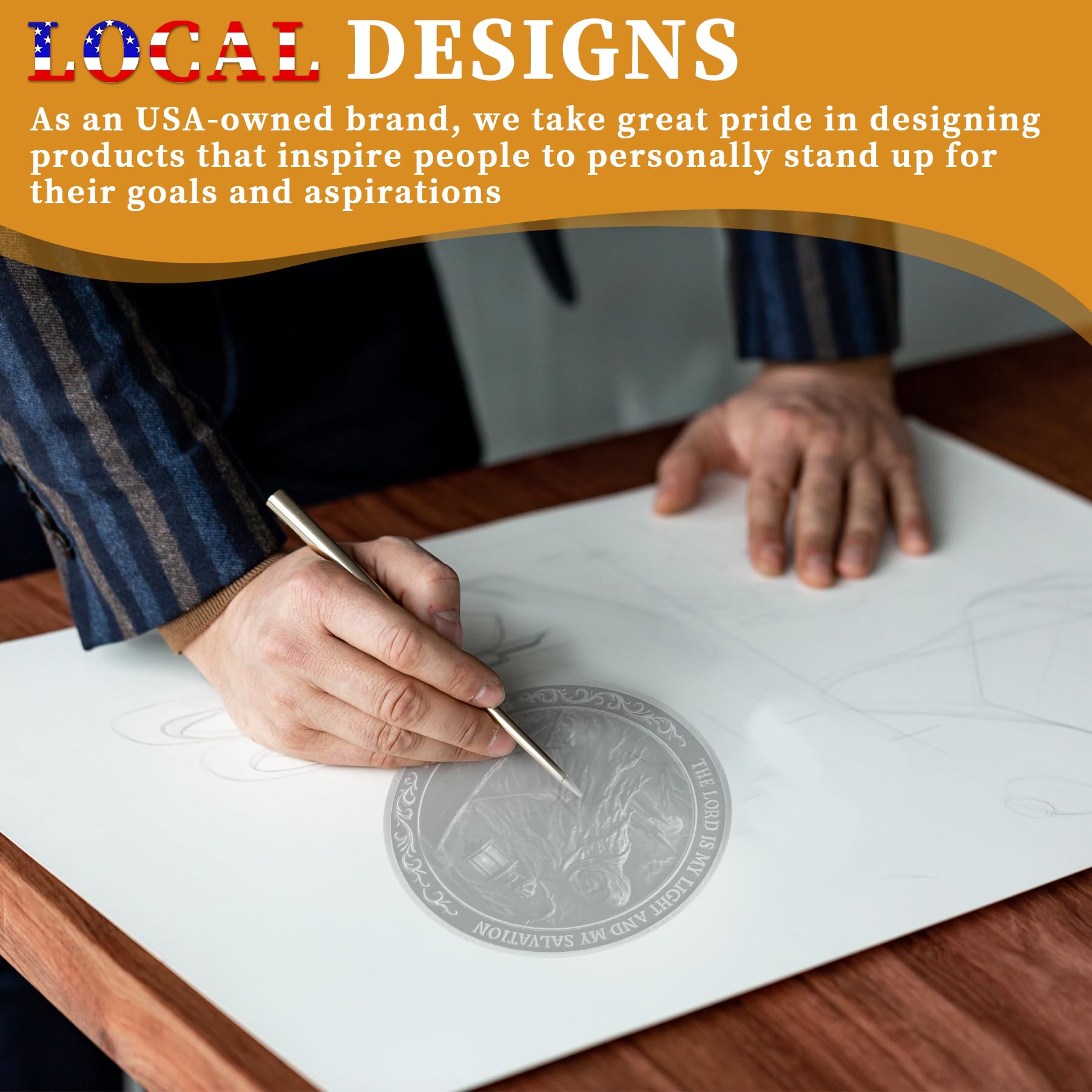 The Lord is My Light Christian Challenge Coin mysite