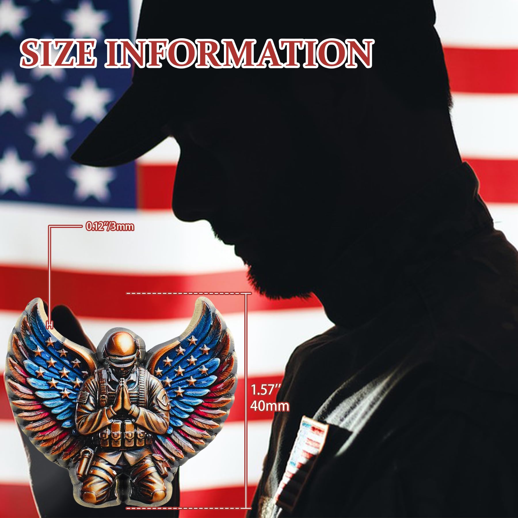 Guardian Wings Shaped Appreciation Veterans Challenge Coins mysite