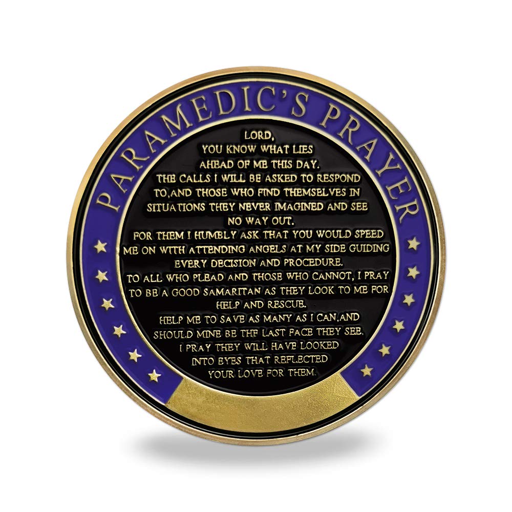 Paramedic's Prayer EMT EMS Challenge Coins mysite