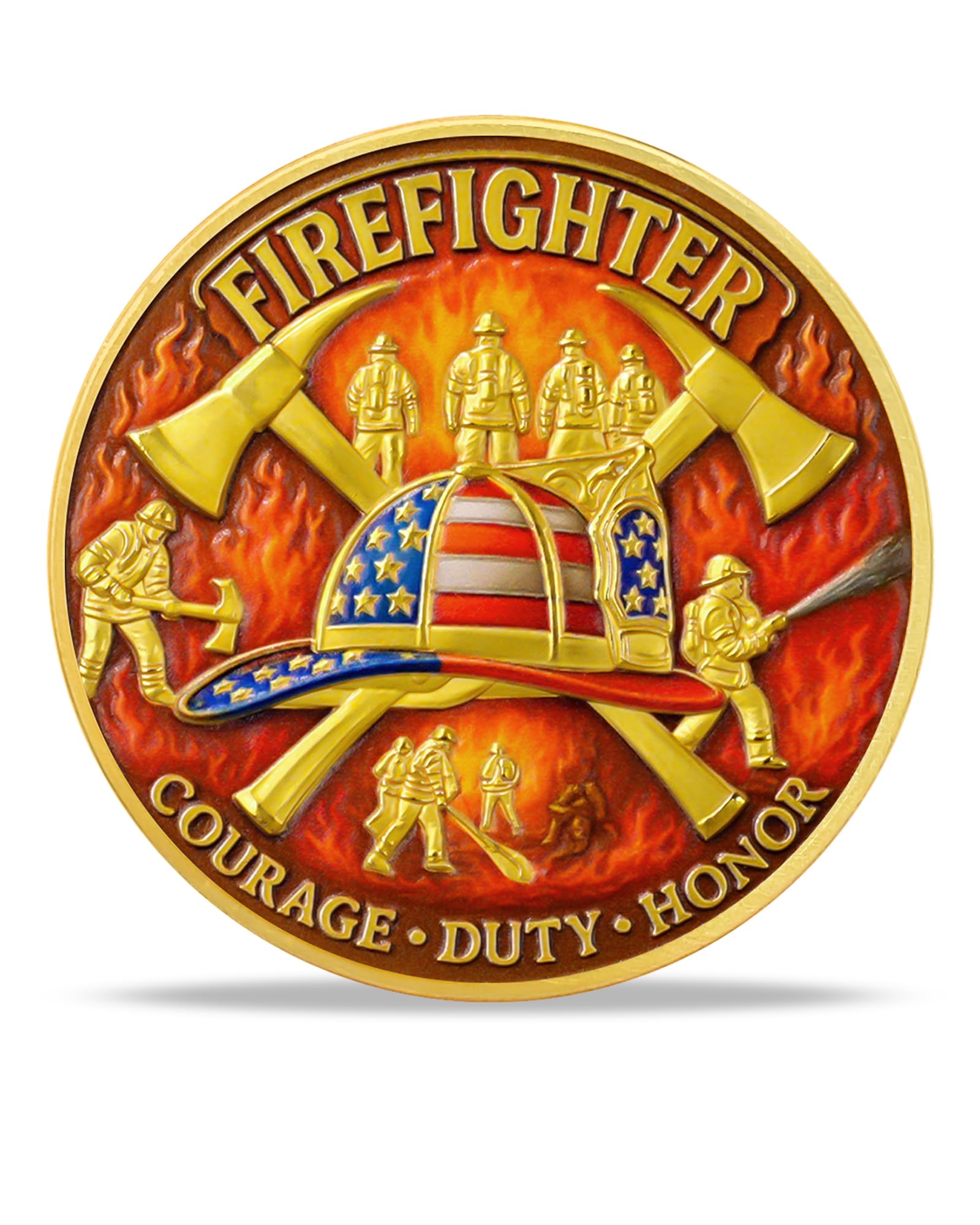 Firefighter Rescue Duty Honor Coin mysite