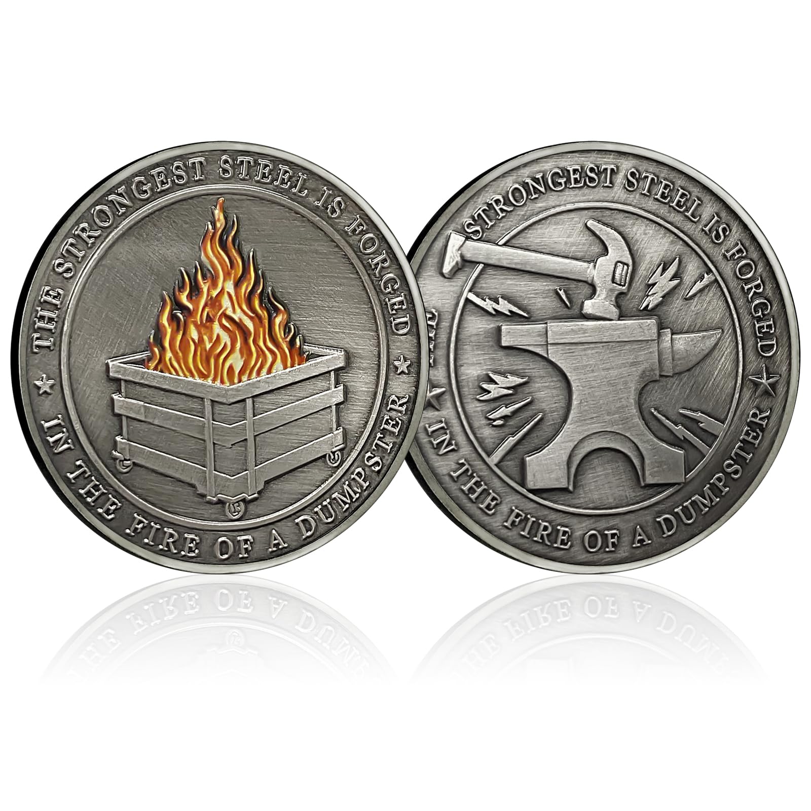 Hilarious Medallion for Staff Dumpster Fire Coin mysite