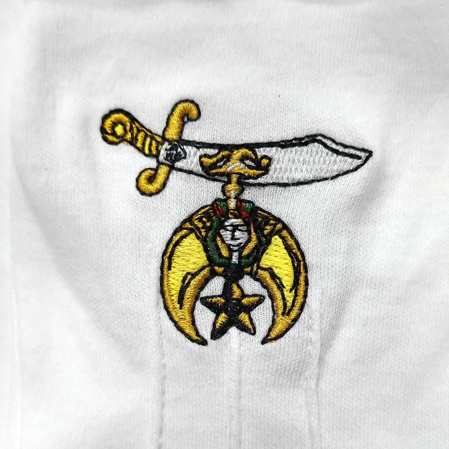 Masonic Shriner Embroidered Cotton Gloves mysite