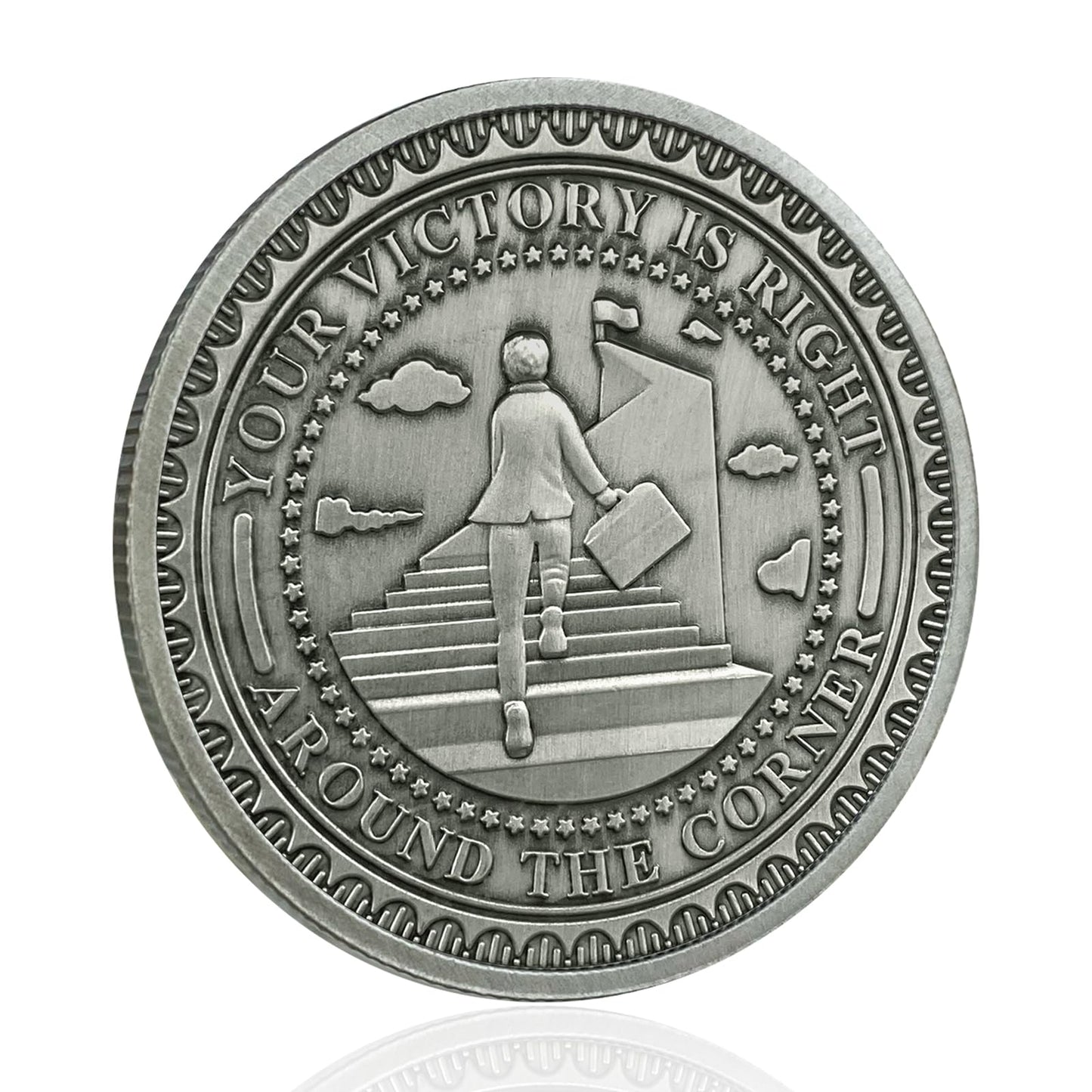 Inspirational Never Give Up Encouragement Challenge Coins mysite