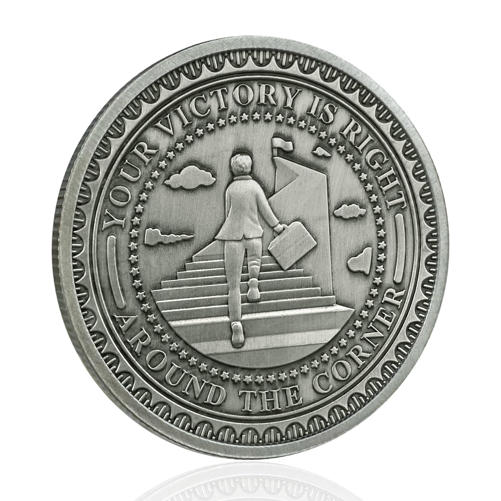 Inspirational Never Give Up Encouragement Challenge Coins mysite