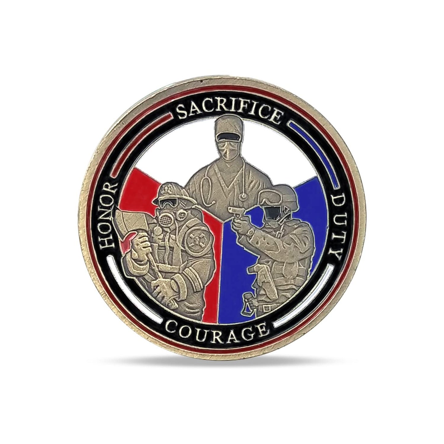 First Responders Challenge Coin Thank You Gifts Support Police Firefighter EMS Heroes mysite