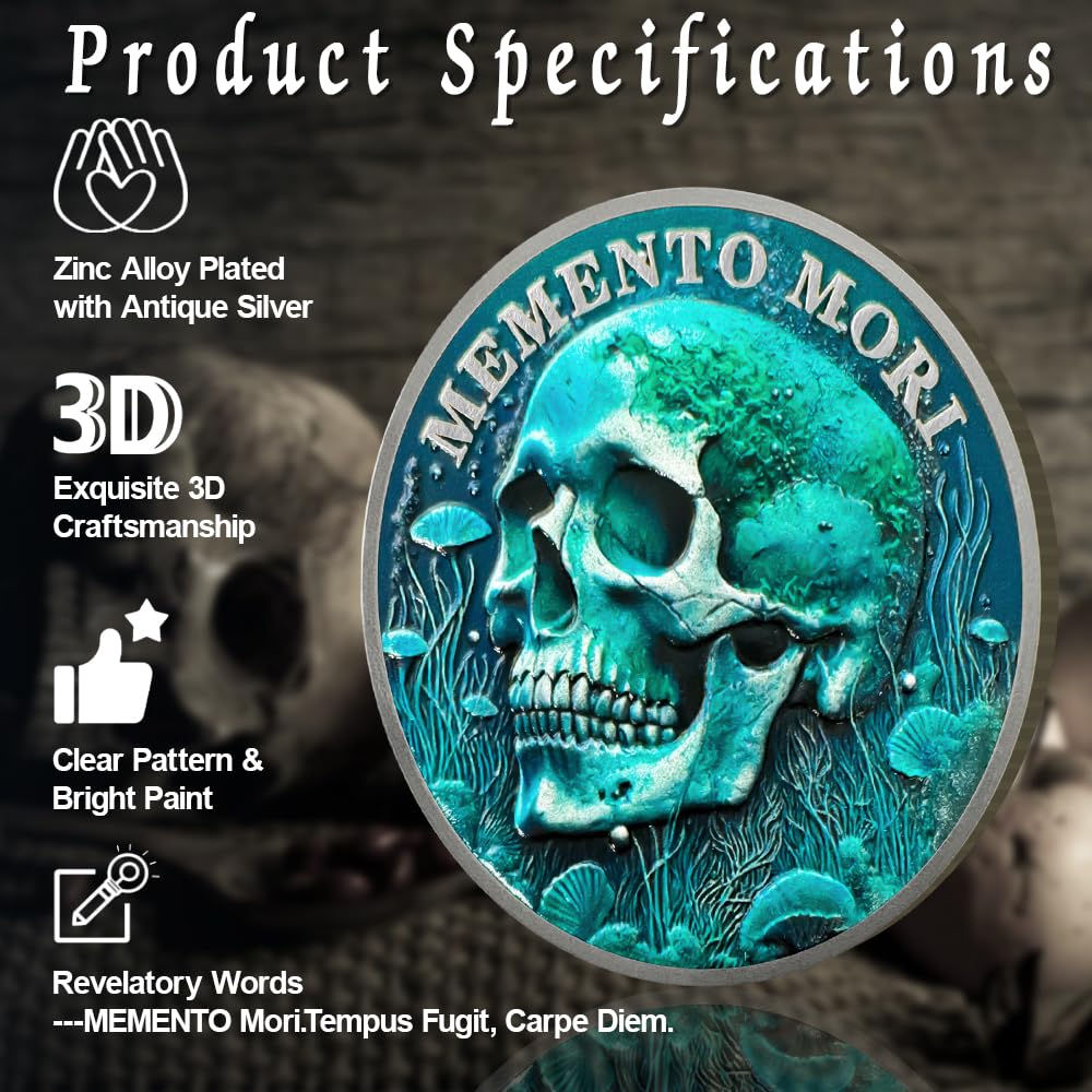 Memento Mori Coin Skull Challenge Coin mysite
