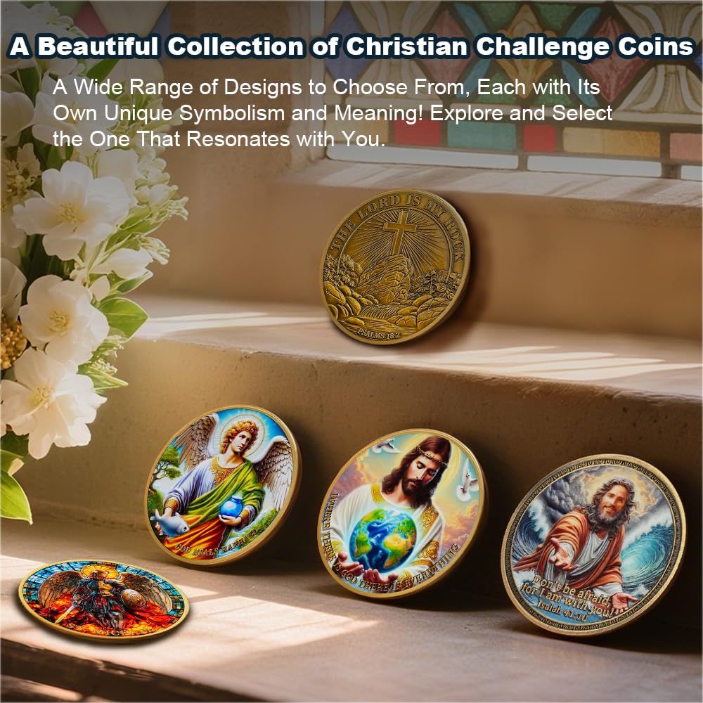 God Loved The World John 3:16 Verse Christian Challenge Coin mysite