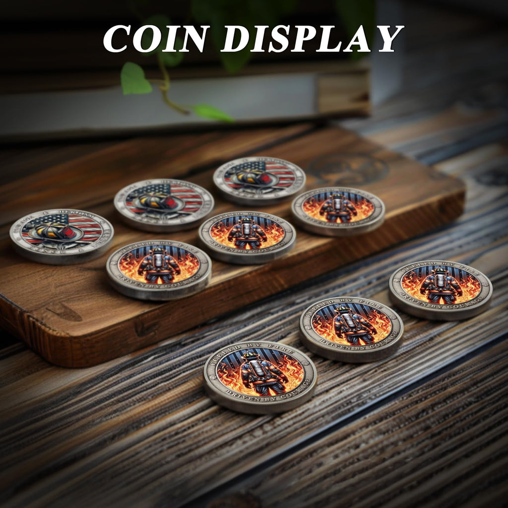 Honor Fire Department Rescue Prayer Coin mysite