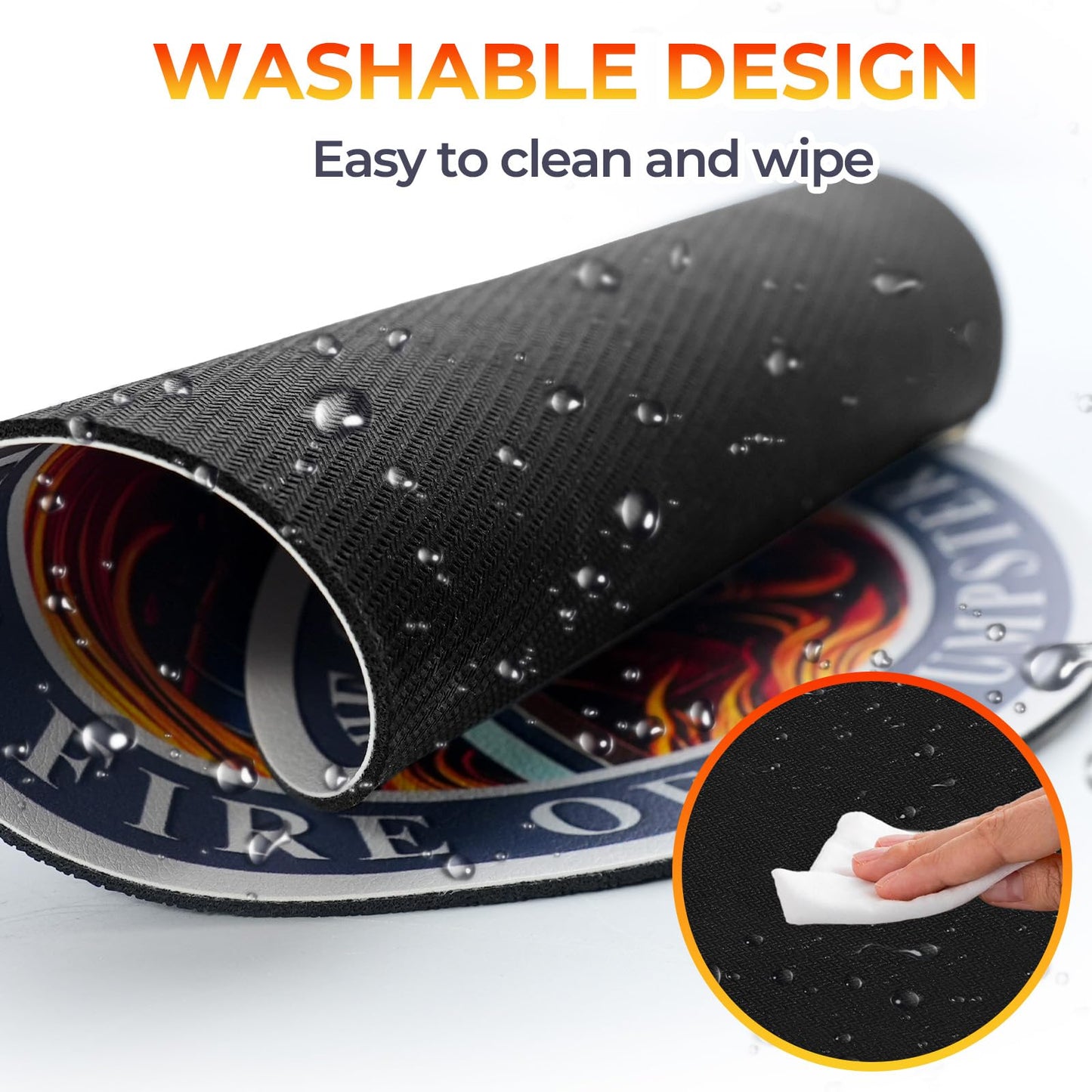 Knight Dumpster Fire Mouse Pad mysite