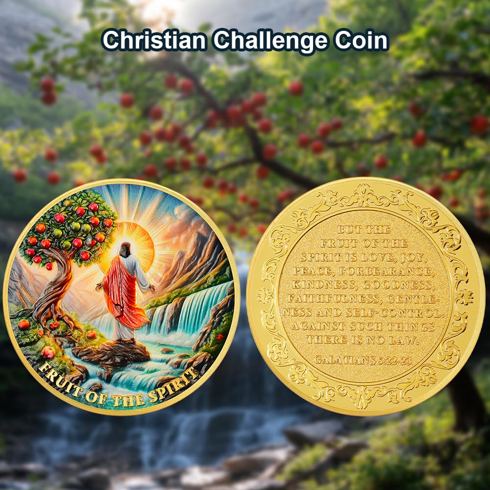 Fruit of The Spirit Christian Challenge Coin mysite