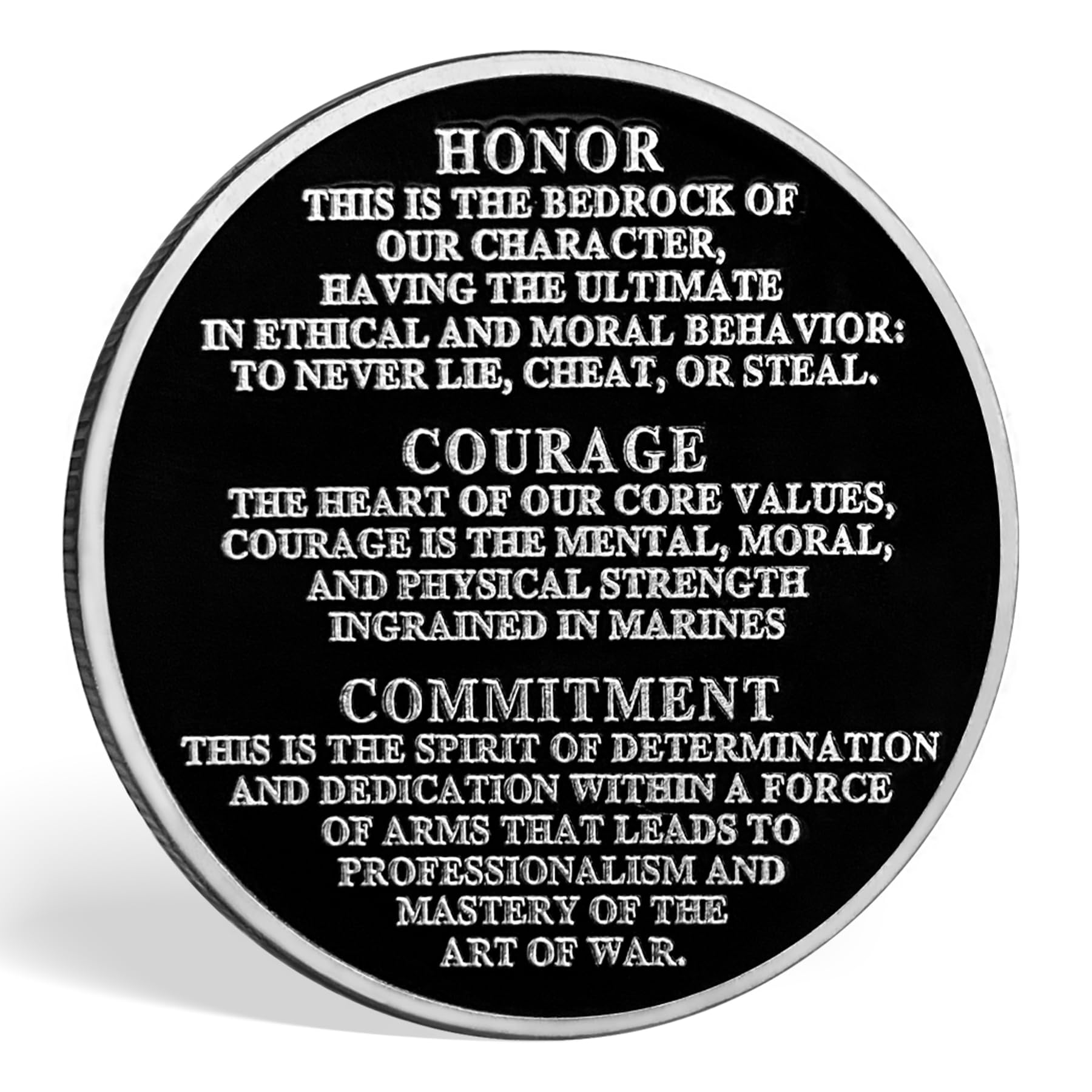 Marine Corps Core Value Challenge Coin mysite