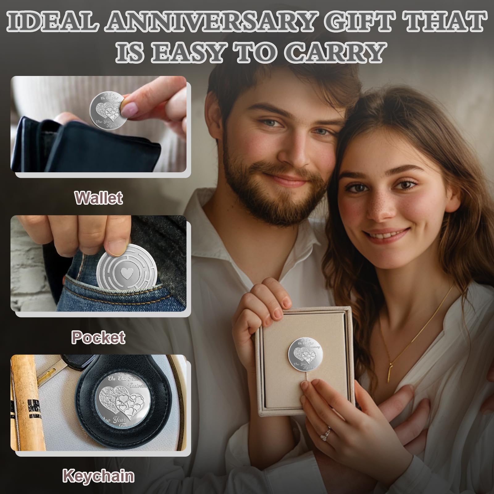 We Are Together 1st Wedding Anniversary Coin mysite