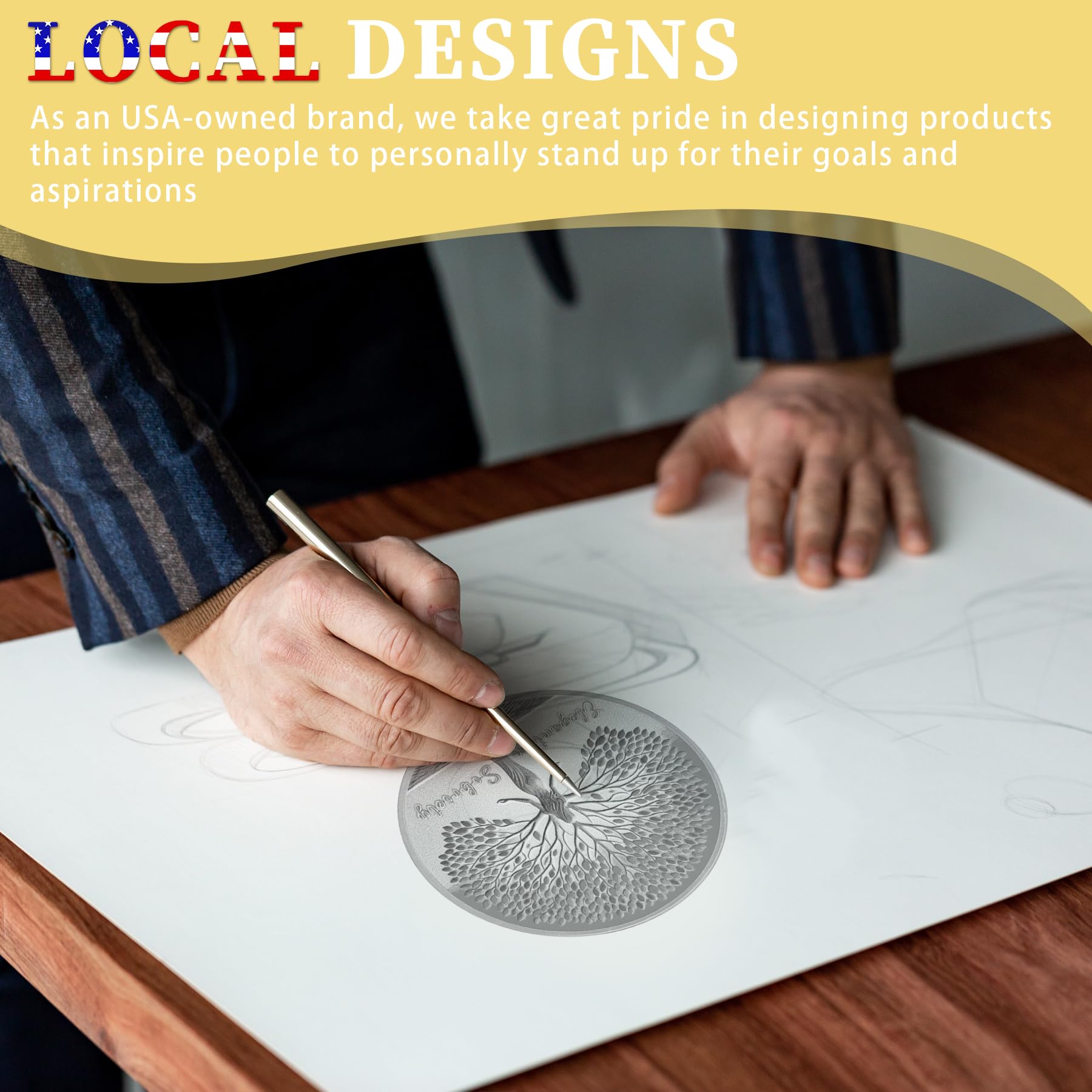 Woman Tree Affirmation Sobriety Coin mysite