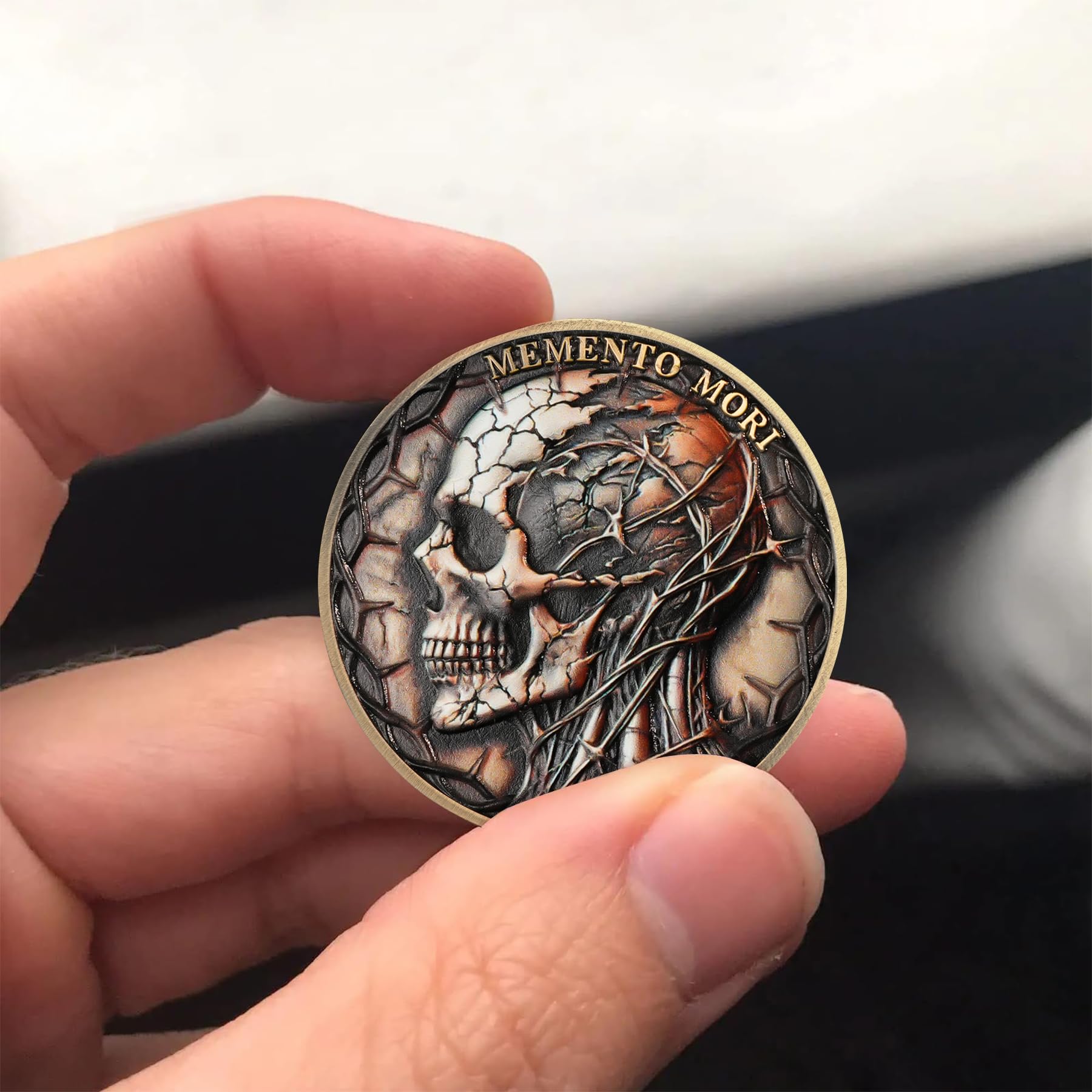 Memento Mori Coin Skull Challenge Coins mysite
