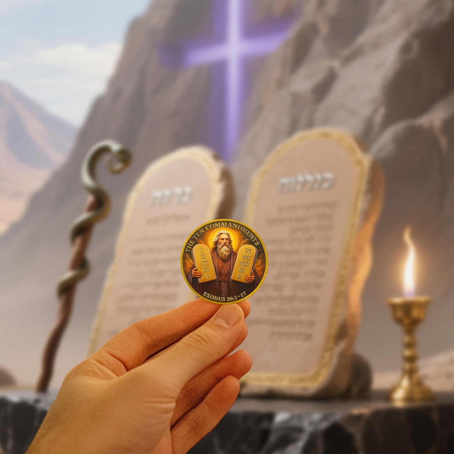 Ten Commandments Prayer  Challenge Coin mysite