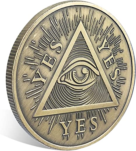 All Seeing Eyes or Death Skull Decision Coins mysite