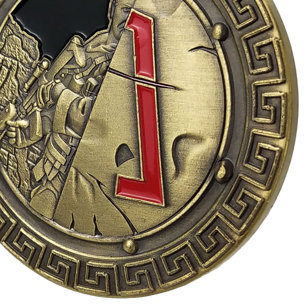 Spartan Warrior Ethos Military Challenge Coin mysite