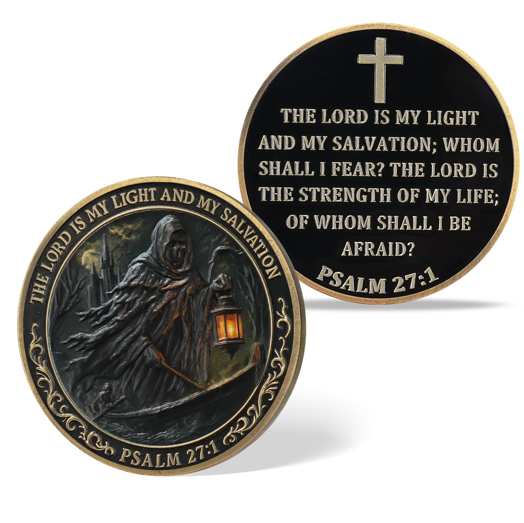 The Lord is My Light Christian Challenge Coin mysite